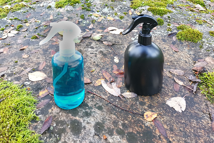 Wholesale PE and PET bottle with spray or trigger pump