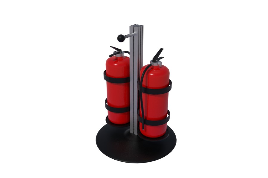 Fire extinguisher stand