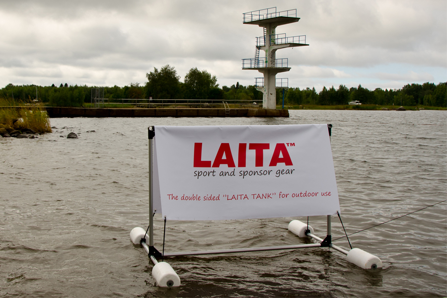 Floating advertising banner